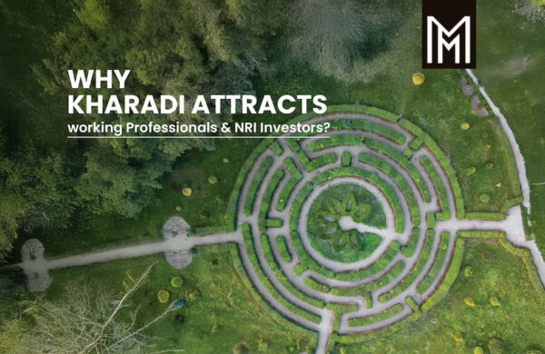 How did Kharadi become a magnet for working professionals and NRI investors