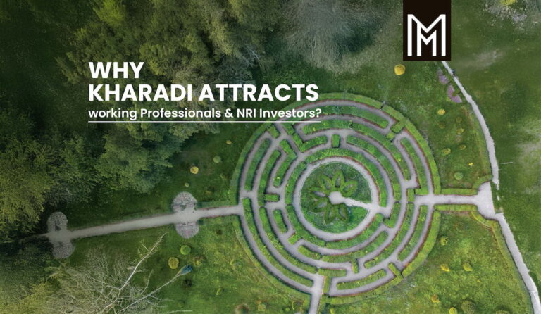 How did Kharadi become a magnet for working professionals and NRI investors