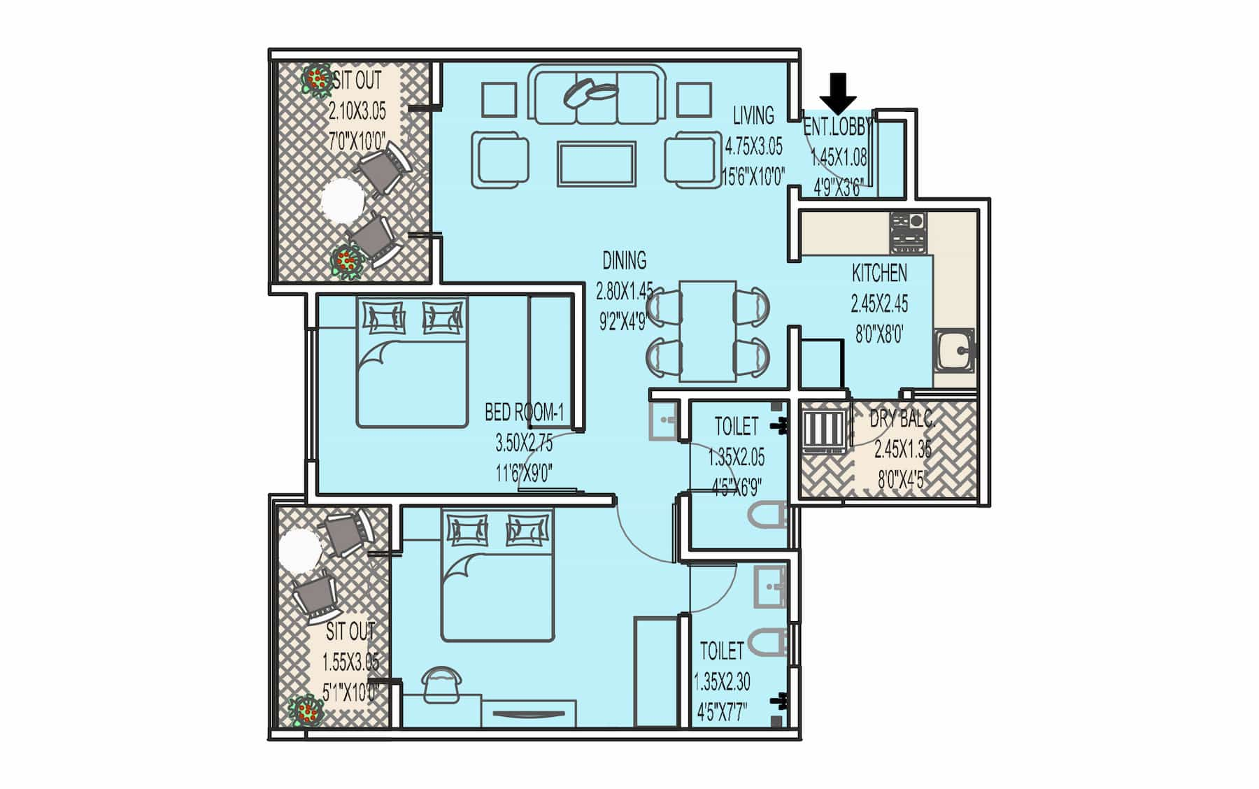 2 BHK Flats in Dhayari, New 2 BHK Flats in Dhayari, New 2Bhk projects in dhayari, new projects in dhayari, 2Bhk in Dhayari