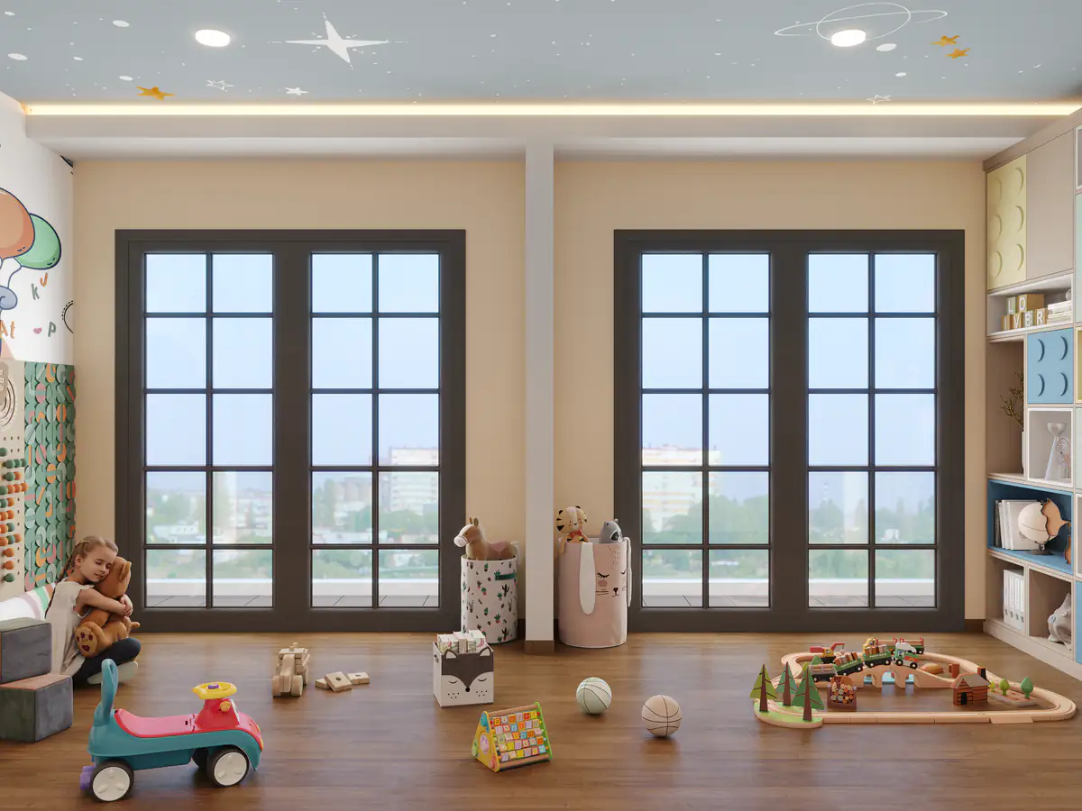 Creche play room at Sun Garnet Keshav Nagar Pune