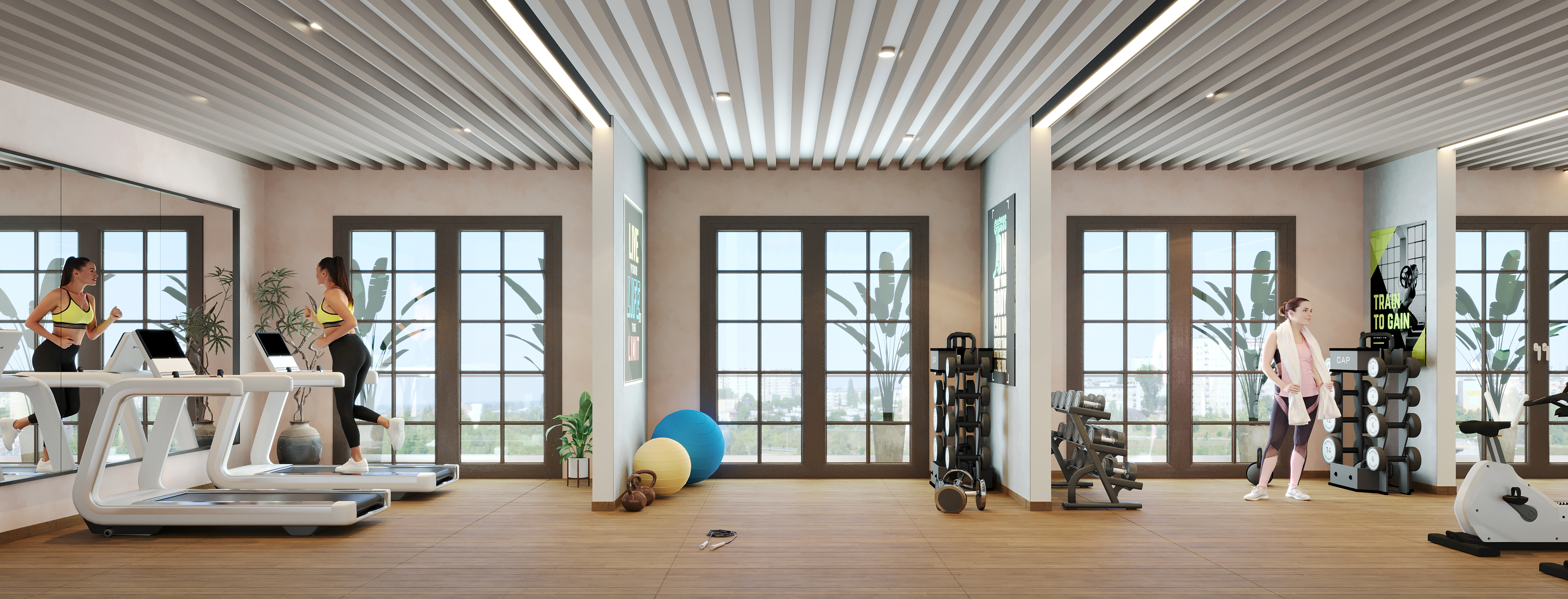 Cardio and fitness gym at Sun Garnet