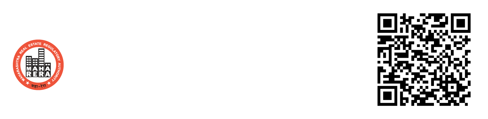 Sun Garnet MahaRERA registration number PR1260002502092, with the MahaRERA logo and QR code