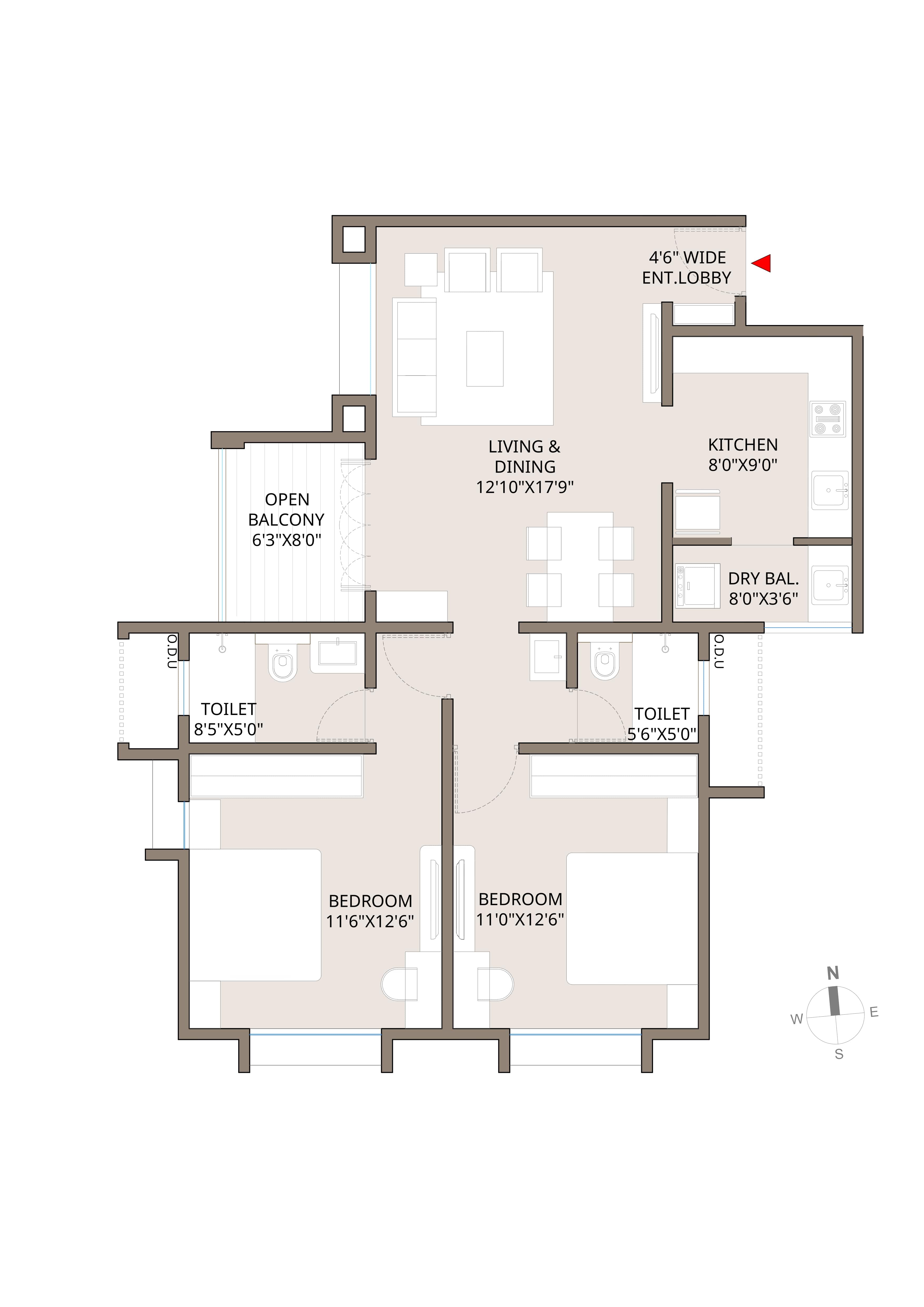 Sun-Orchid-floor-plan-1134-2BHK