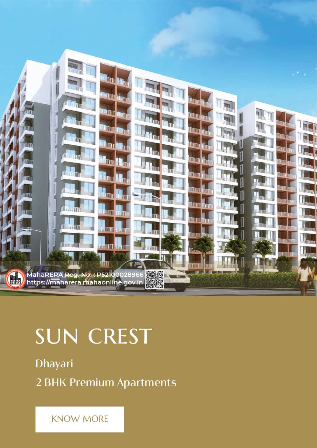 Sun Crest 2 Bhk Flats in Dhayari